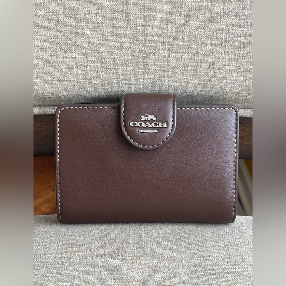 NWT！2PCS COACH TERI SHOULDER BAG WITH RUCHING（CT761）AND MEDIUM WALLET（CR791） - Picture 13 of 16